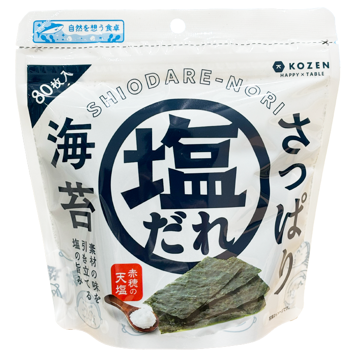 さっぱり塩だれ海苔10切80枚 – 海苔の小善本店オンラインショップ