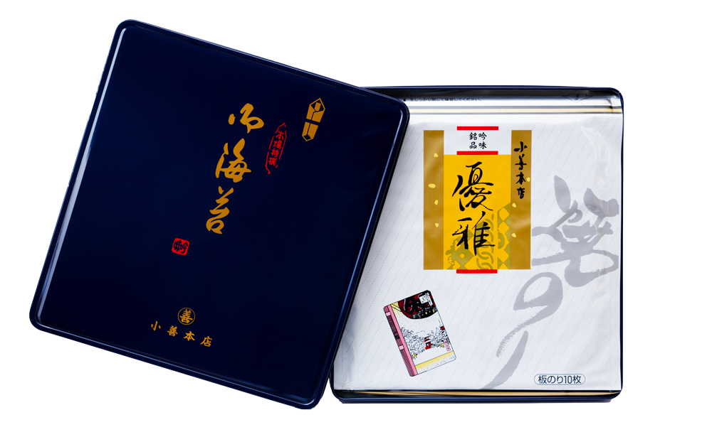 優雅五帖缶 – 海苔の小善本店オンラインショップ